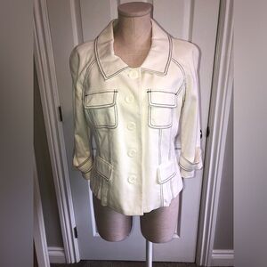 Joe Fresh Women's White Jacket